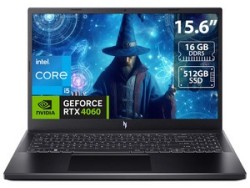 Laptop Gamer Acer Nitro V15: Procesador Intel Core i5 13420H (Hasta 4.6 GHz), Memoria de 16GB DDR5, SSD de 512GB, Pantalla de 15