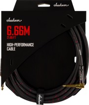 Cable para Instrumento, Jackson High Performance BLK/RED (6.66 m)
