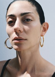 Pendientes aros entrelazados