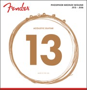 Cuerdas Fender Phosphor Bronze, Ball End, 60M .013-.056 Gauges