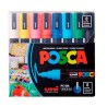 MARCADOR PUNTA BALA 8PZ-POSCA-MARCADORES