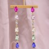 Aretes Lagrimas Cristal 4E4