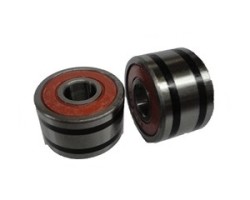 BALERO (108004W) BALERO ALTERNADOR MITSUBISHIFORD MANDO DOBLE PISTA 8MM x 23MM x 14MM LADO COLECTOR