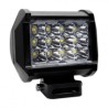 FARO LED AUXILIAR RASEN LED-13014W-BU CUADRADO 3 FILAS 12 LED BLANCO CONTORNO AZUL ALTA/BAJA Y ESTRO