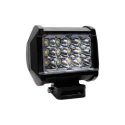 FARO LED AUXILIAR RASEN LED-13014W-BU CUADRADO 3 FILAS 12 LED BLANCO CONTORNO AZUL ALTA/BAJA Y ESTRO