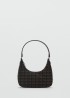Bolso hombro estampado logo