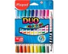 PLUMON AGUA DUO COLOR PEPS 10PZ-MAPED-PLUMIN/PLUMONES