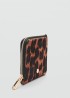 Monedero piel pelo leopardo