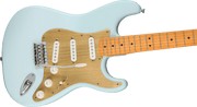 Guitarra Eléctrica Squier 40th Anniversary Stratocaster, Vintage Edition, Satin Sonic Blue