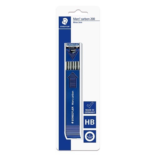 PUNTILLAS 2MM CARBON MARS 1T/12PZ-STAEDTLER-PUNTILLAS/MINAS
