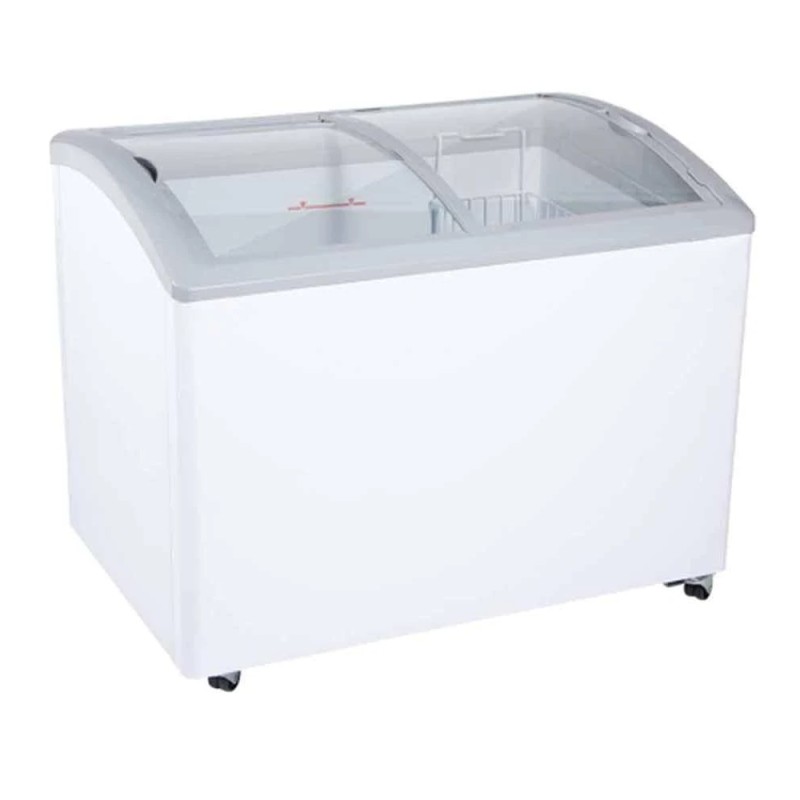 Congelador HF-10-1F Tapa Vidrio Curvo