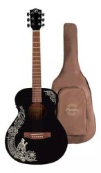 Guitarra Electroacústica Bamboo Nordic Wolf 38" GA-38-NO RDICWOL F-Q