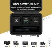 Estuche rígido para micrófonos Liyirui para Wireless Go