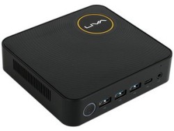 Mini PC de Escritorio ECS Liva Z, Procesador Intel Celeron N 3350 (hasta 2.40 GHz), Memoria de 4GB LPDDR3, Almacenamiento de 64G
