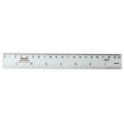 REGLA PLASTICO 20CM-BACO-REGLA