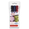 ROTULADOR P/CALIGRAFIA P.FLEXIBLE 1-5MM 3 COLORES-EDDING-ROTULADOR