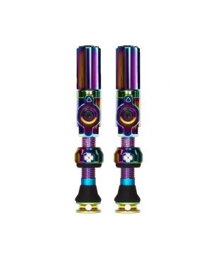 MUC-OFF – KIT VALVULAS TUBELESS BIG BORE HYBRID MEDIANA – IRIDISCENTE