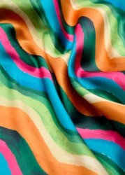 Pañuelo estampado rayas