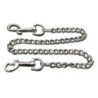 Cadena 38 cm, 1.8 mm Ø, niquelada, 2 ganchos grandes  | 4.1814 :