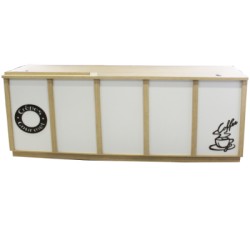 Barra Para Cafeteria 2.40 Micro Coffee Shop