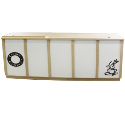 Barra Para Cafeteria 2.40 Micro Coffee Shop