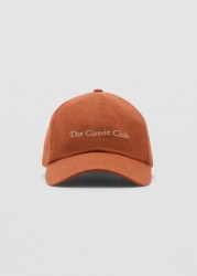 Gorra mensaje bordado
