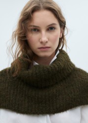 Chal cuello vuelto crop