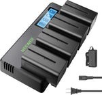 Kit de Cargador Cuadrúple y 4 baterías NP-F770 Neewer