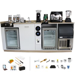 Mini Coffee Shop Ruby 1 Grupo, Vitrina RTW-160L.