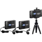 Kit Micrófono Dual Lavalier Comica CVM-WS60 Combo