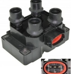 BOBINA (3004HMX) BOBINA ENCENDIDO HELLA FD03FORD E-150 ECONOLINE V8 1997-1999 4.6 L. ESCORT L4 1997-2003 2.0 L. ESCORT L4 1990-1
