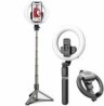 Lámpara de Anillo de 6.5" con Selfie Stick, tripié y Bluetooth L07