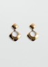Pendientes colgantes geométricos