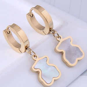 Aretes Osos Acero Inox 1B5