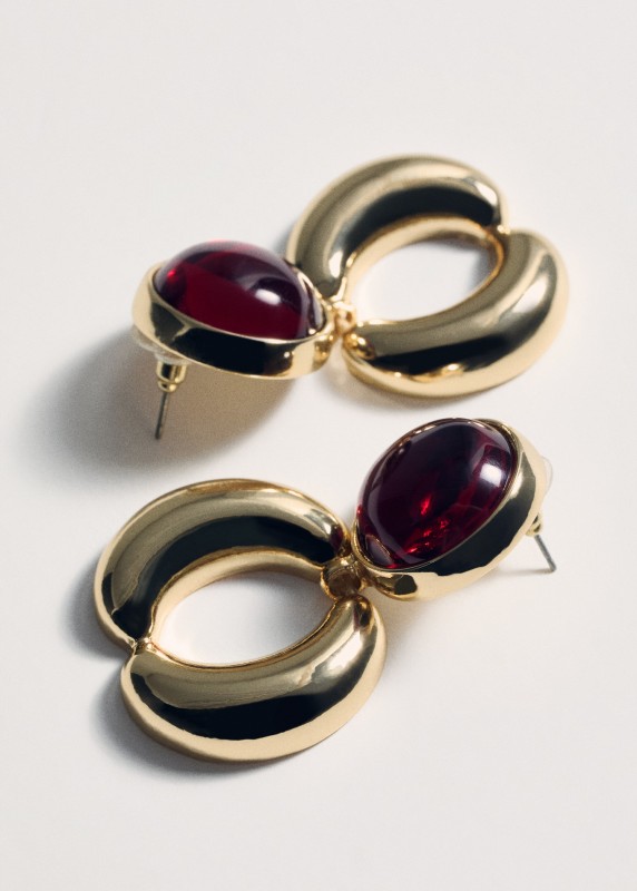 Pendientes abalorios colgantes
