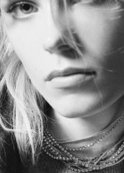 Collar choker cristales combinados
