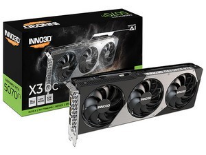 Tarjeta de Video NVIDIA GeForce RTX 5070 TI Inno3D X3 OC, 16GB GDDR7, 1xHDMI, 3xDisplayPort, PCI Express 5.0.