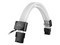 Cable de Extensión GPU de 8 pines (6+2), XPG para tarjeta de video, iluminación ARGB, dos alargadores incluidos, funda de fibra 