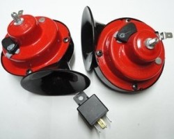 BOCINA (BT1200) BOCINA ALEMANA SEGER DE CARACOL CON RELEVADOR