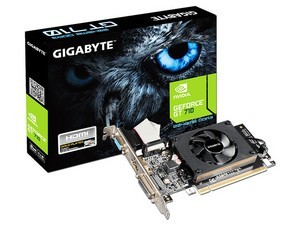 Tarjeta de Video NVIDIA GeForce GT 710 GIGABYTE, 2GB GDDR3, 1xHDMI, 1xDVI, 1xVGA, PCI Express x8 2.0