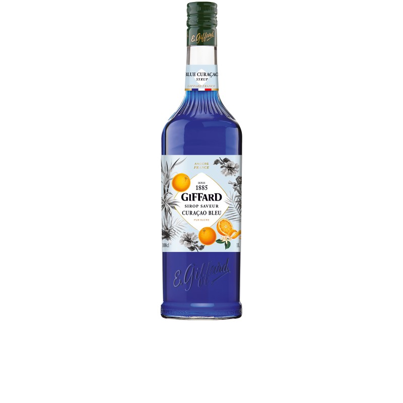 Jarabe Sabor Blue Curacao 1 Litro. Jarabes GIFFARD