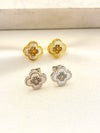 Arete Flor Nacar 2 Acero