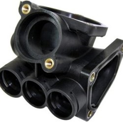 BRIDA (021121117A) BRIDA TOMA AGUA A3-PASSAT / MOTOR VR6 – 3 BULBOS – 2 SALIDAS