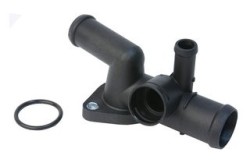 BRIDA (06A121133AH) BRIDA TOMA AGUA A4-NEW BEETLE-LEON / MOTOR 1.8 TURBO – 1 BULBO – 3 SALIDAS