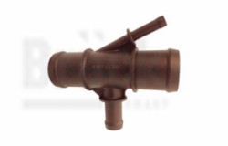BRIDA (6Q0121438A) BRIDA TOMA DE AGUA POLO MOTOR 2.0LTS. 2 SALIDAS GRUESAS1 MEDIANA