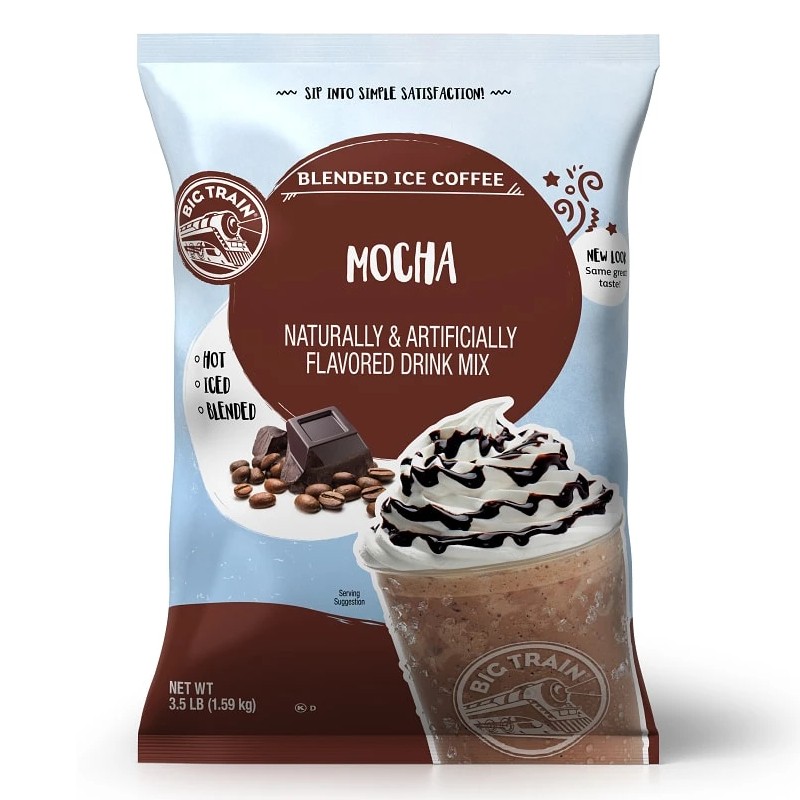 Polvo Big Train Mocha – Bolsa de 1.59 kg (3.5 LBS)