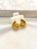 Arete Caracol Mini Zirconias Acero