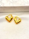 Arracada Corazon Liso Mini Ax