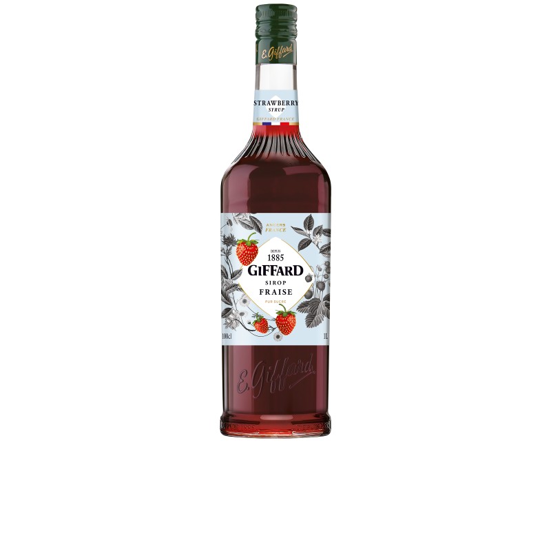 Jarabe Sabor Fresa 1 Litro. Jarabes GIFFARD