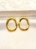 Arete Hoop Liso Acero